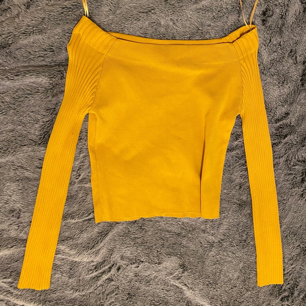 Off the shoulder topshop sweater